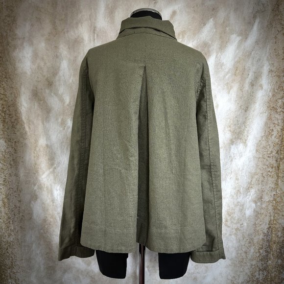 Fate by LFD Military Back Pleat Swing Jacket - S - Picture 4 of 7
